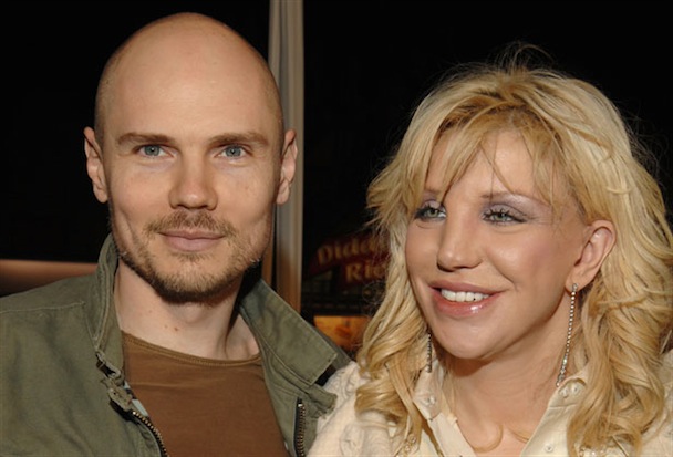 Billy Corgan and Courtney Love