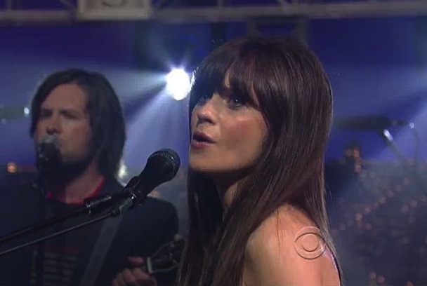 She & Him Bring "In The Sun" To Letterman