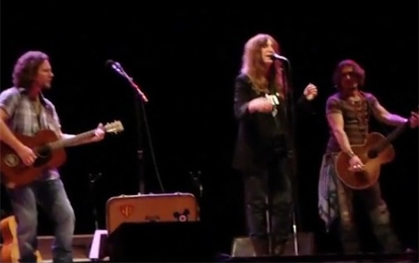 Patti Smith Johnny Depp Eddie Vedder Video