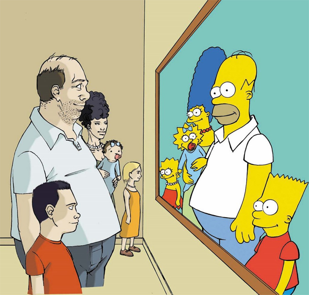 The Simpsons In Real Life