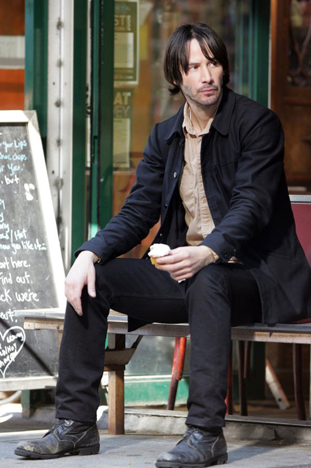 Sad Keanu Cupcake