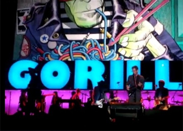 Gorillaz Live MSG Lou Reed