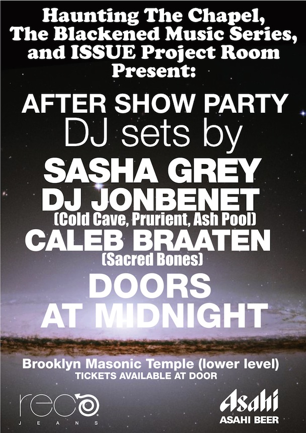 Masonic Temple Afterparty Featuring Sasha Grey