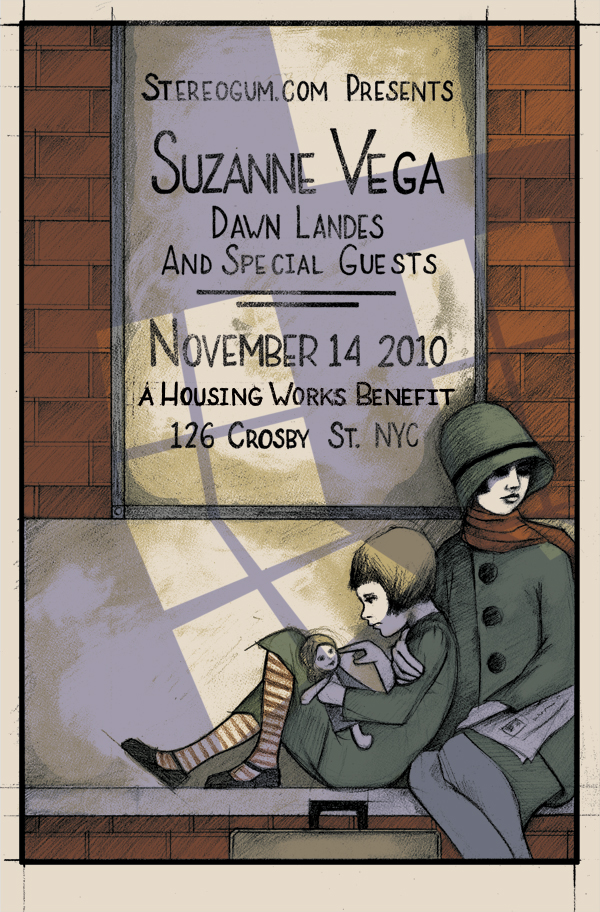 Suzanne Vega & Dawn Landes - Stereogum Housing Works Benefit 2010