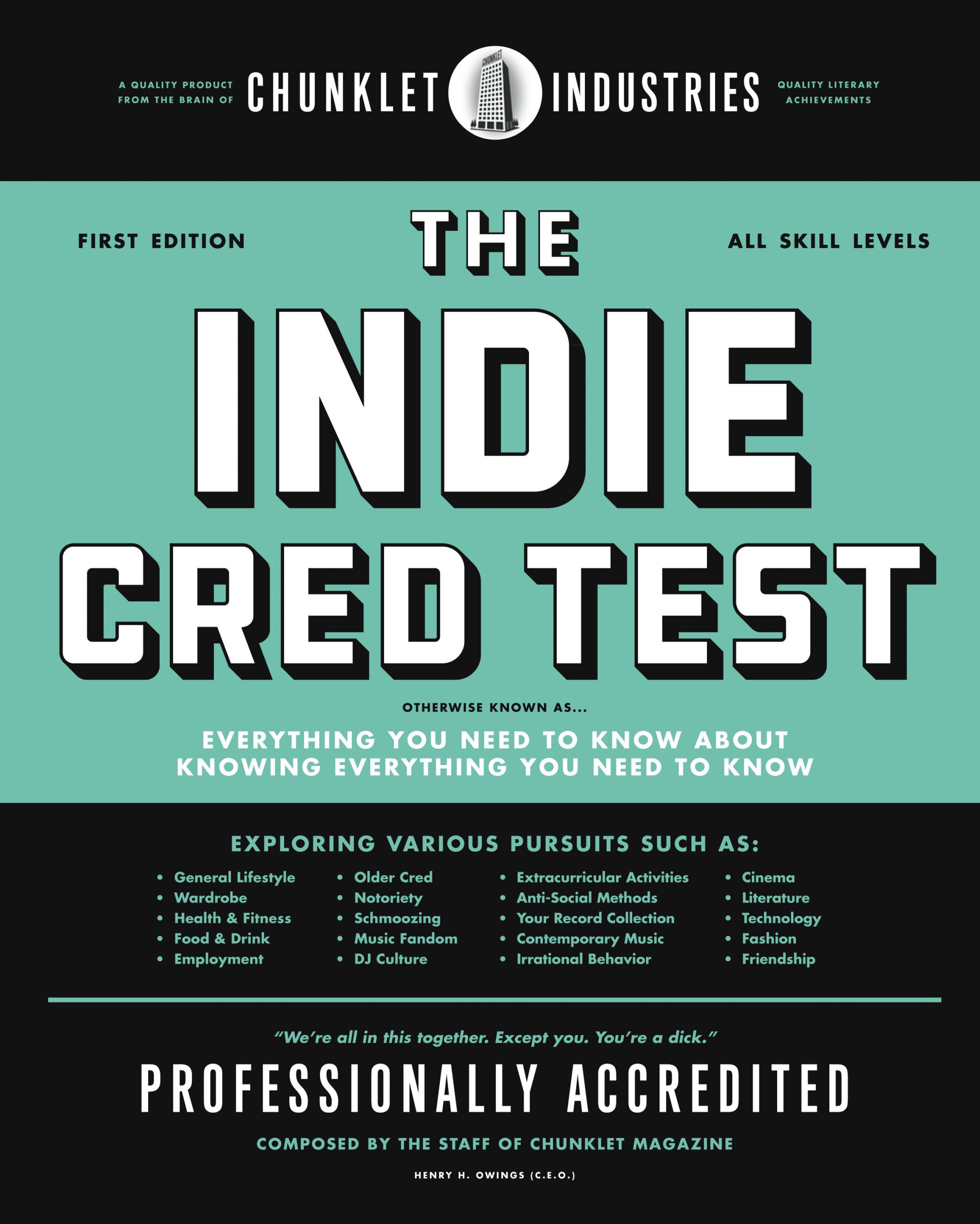 Chunklet Indie Cred Test