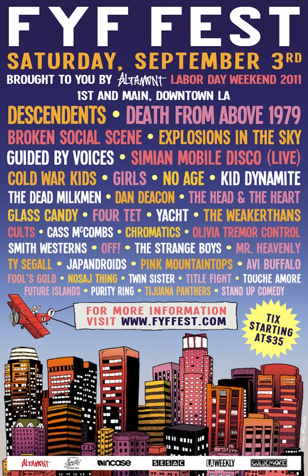 FYF Fest 2011 Lineup