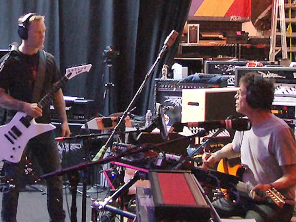 Lou Reed Recording With Metallica