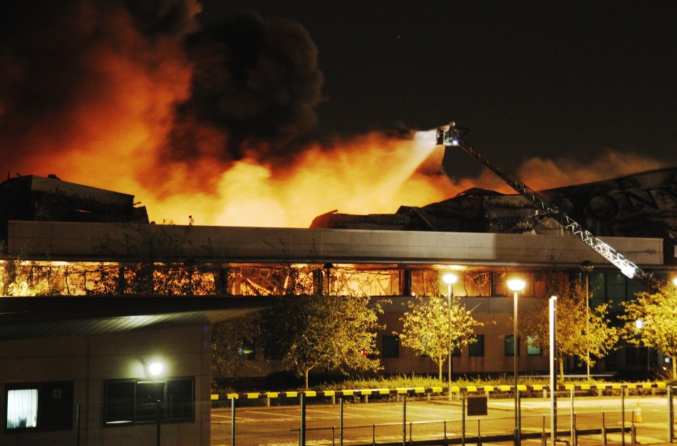 Sony Warehouse Set Ablaze In Enfield, UK