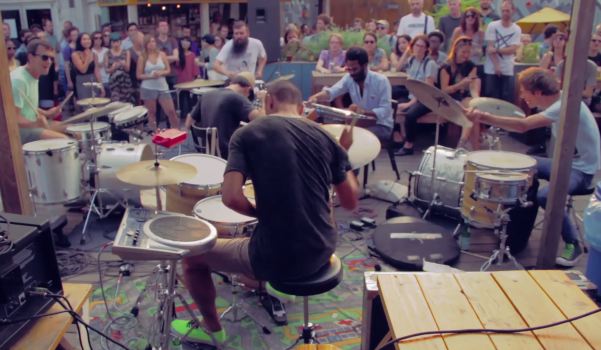 IIII (Members of Deerhoof, Man Man, Soft Circle, Lonewolf, Lichens) @ Union Pool 9/3/11