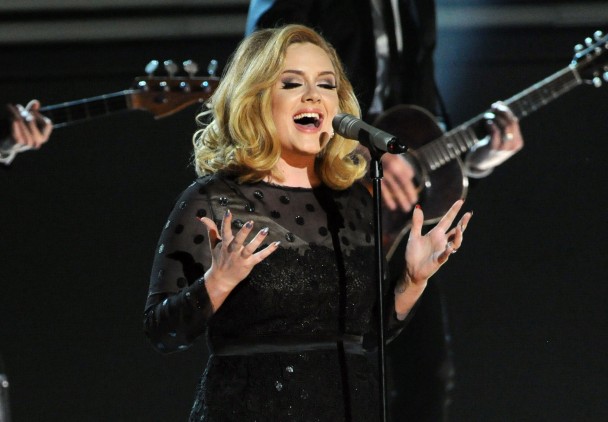 Adele at the Grammys