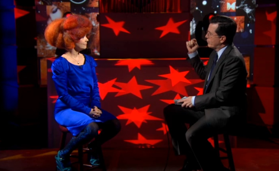 Bjork on Colbert