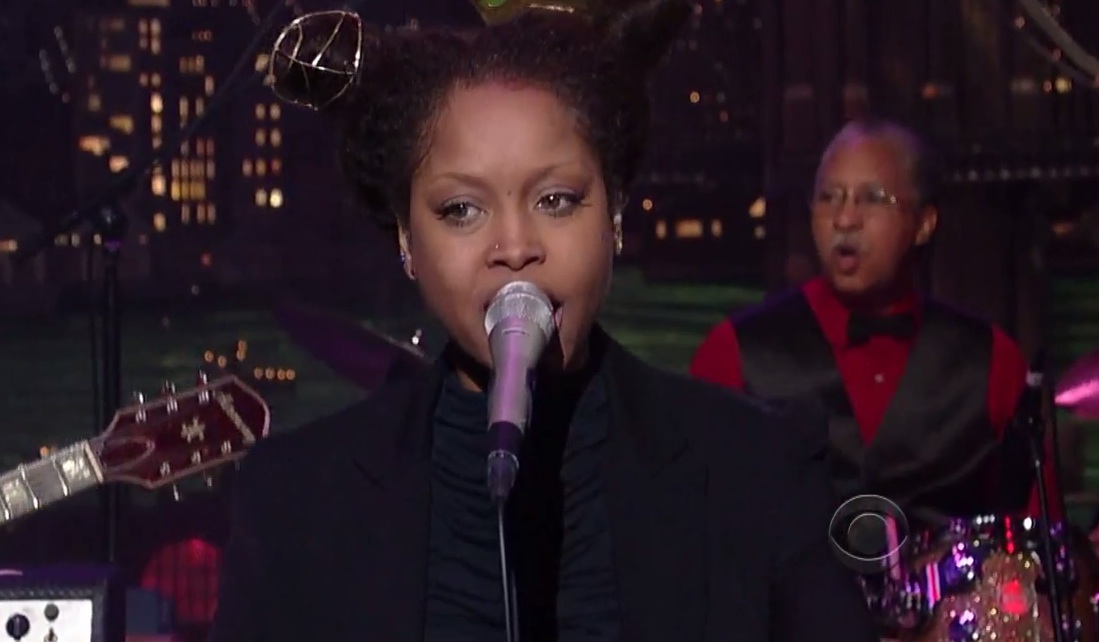 Erykah Badu on Letterman