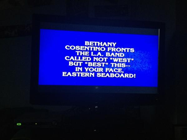 Best Coast On Jeopardy!
