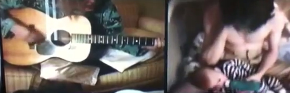 Kurt Cobain and Courtney Love