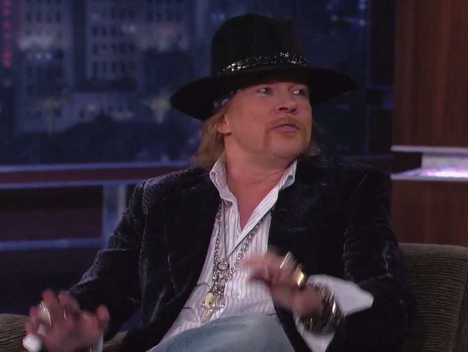 Axl Rose on Kimmel