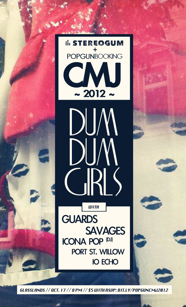 Stereogum CMJ 2012 Flyer