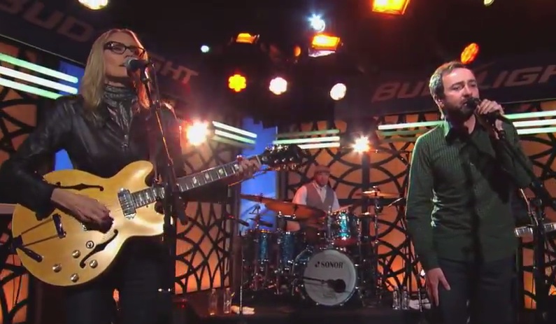 Aimee Mann & James Mercer on Kimmel