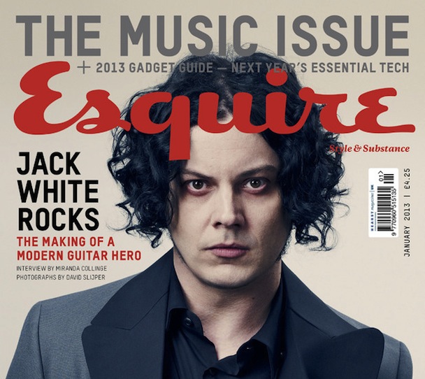 Jack White on the cover of Esquire UK's Music Issue