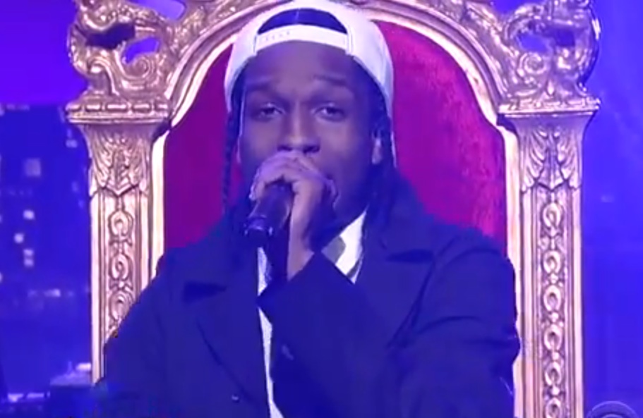 ASAP Rocky on Letterman