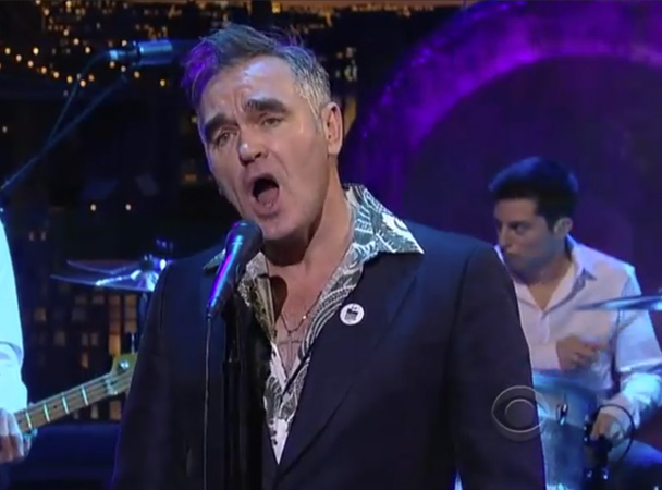 Morrissey On Letterman 2013