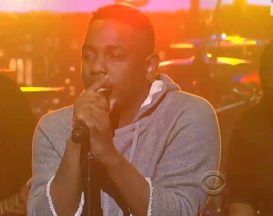 Kendrick Lamar on Letterman