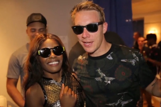 Azealia Banks and Diplo