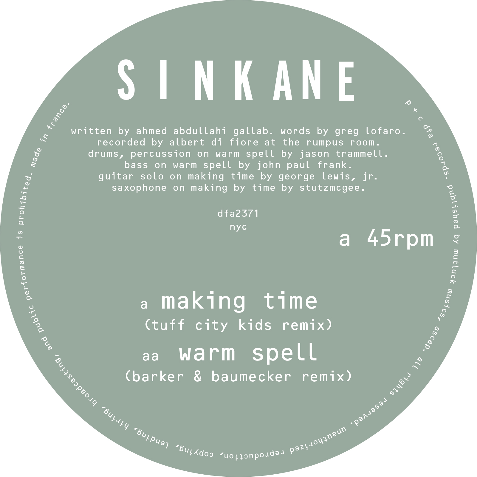 Sinkane - "Warm Spell"