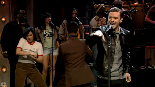 Watch Justin Timberlake Perform "Little Pusher Love Girl" On Fallon
