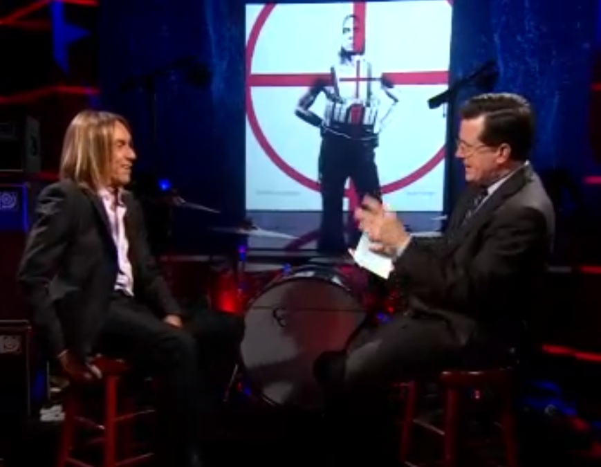 Iggy Pop on Colbert