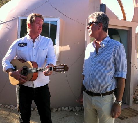 Josh Homme and Anthony Bourdain
