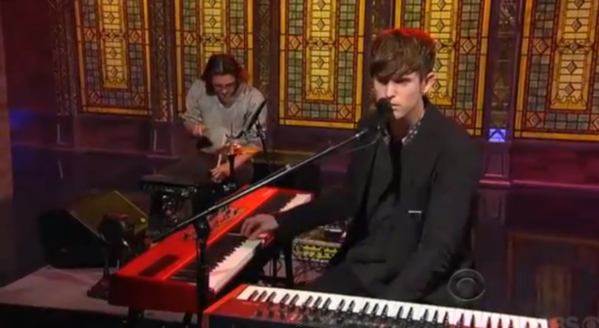 James Blake on Letterman 2013