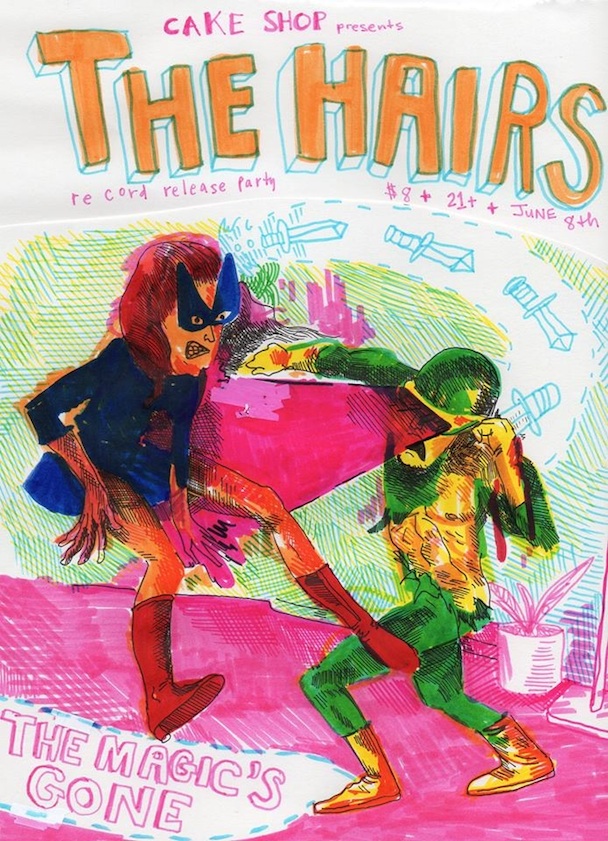 TheHairsReleasePartyFlyer