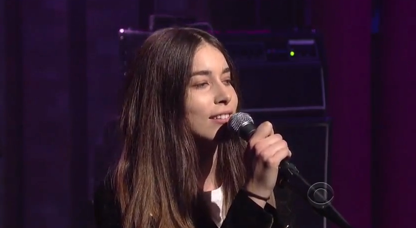 Haim on Letterman