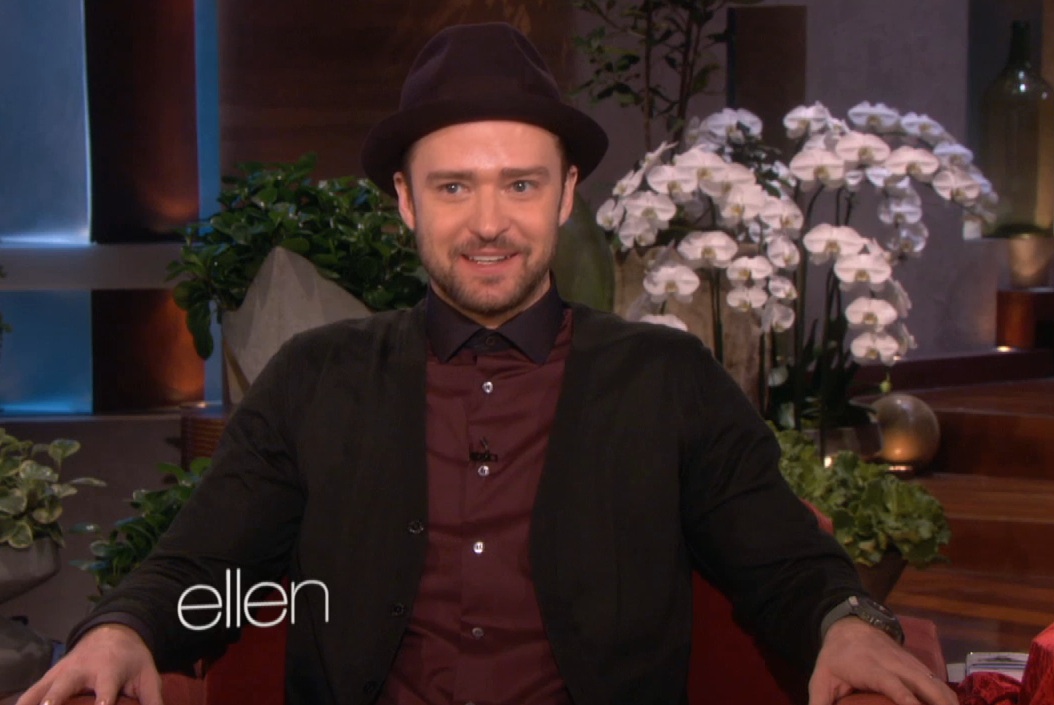 Justin Timberlake on Ellen