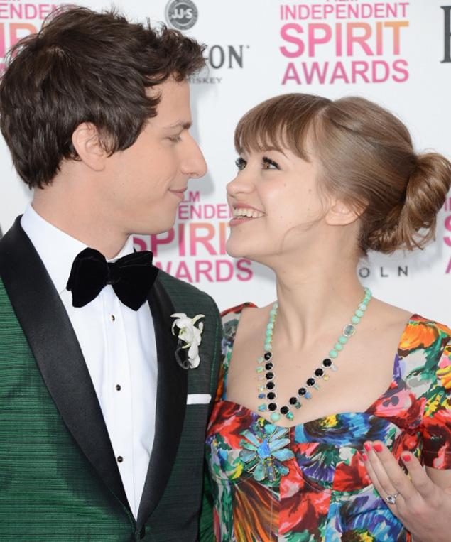 Andy Samberg and Joanna Newsom