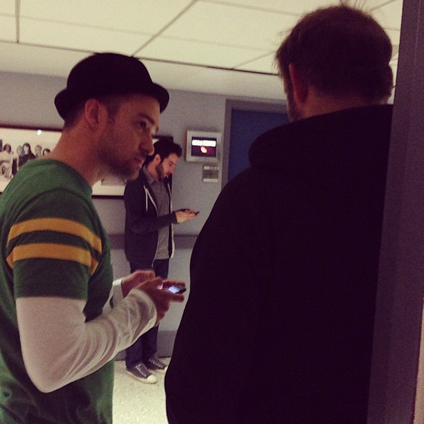 Justin Timberlake & Justin Vernon At Fallon 9/10/13