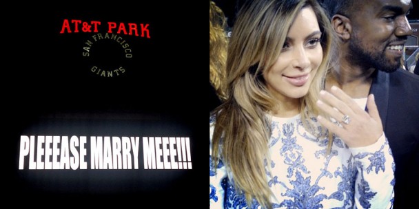 Kanye West engagement