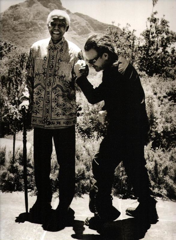 Bono & Nelson Mandela