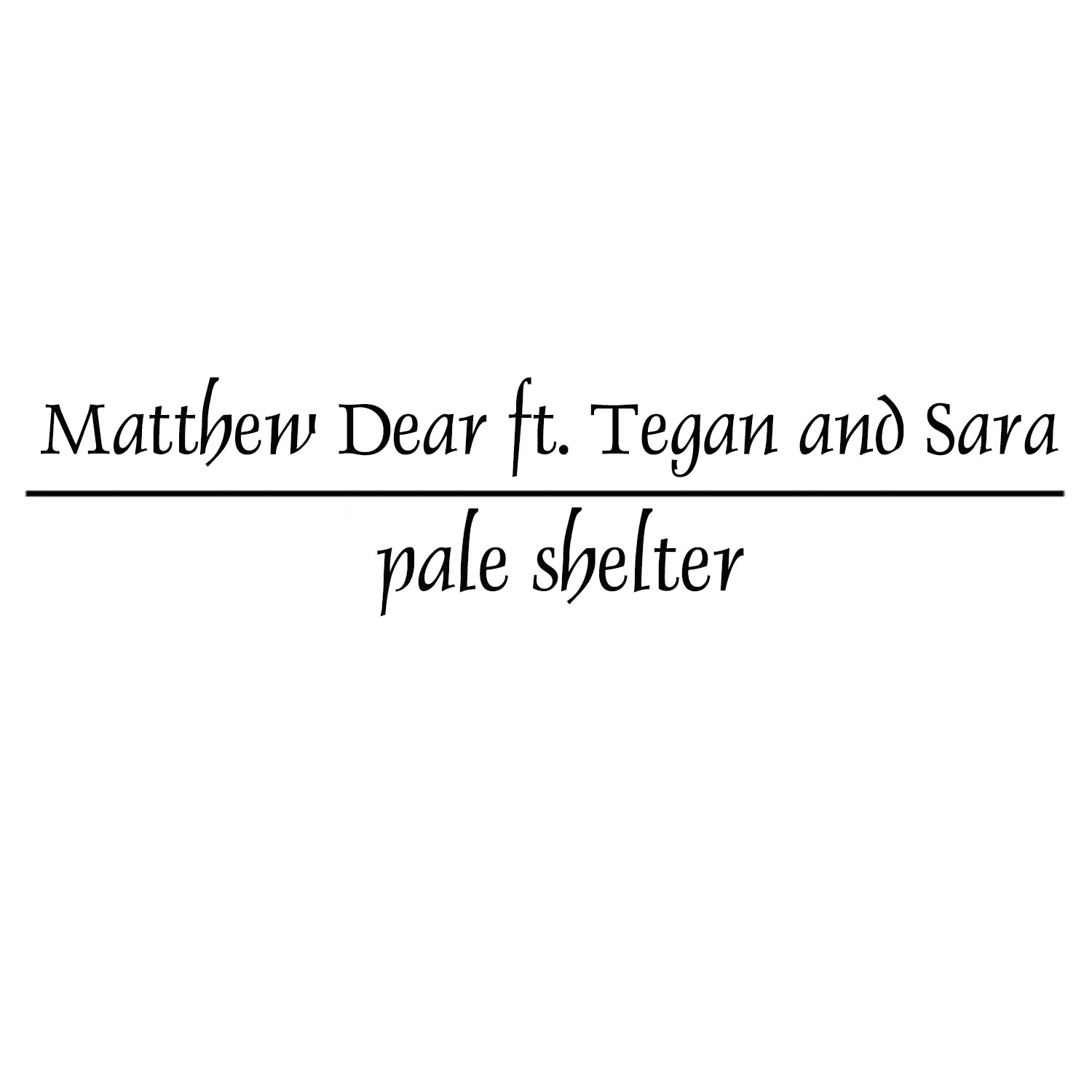 Matthew Dear (Feat. Tegan And Sara) - "Pale Shelter" (Tears For Fears Cover) (Stereogum Premiere)