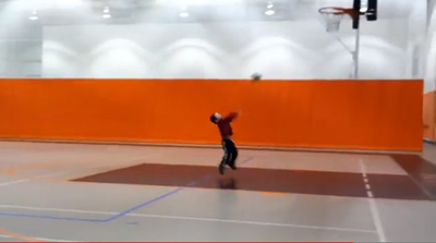 Incredible Basketball Trick Shot Wait For It!