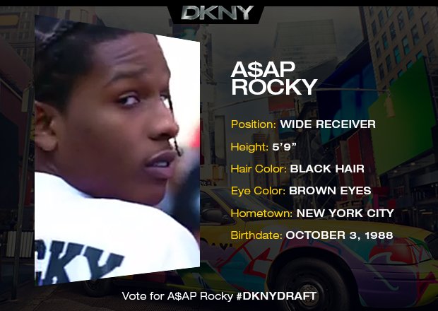 ASAP Rocky DKNY