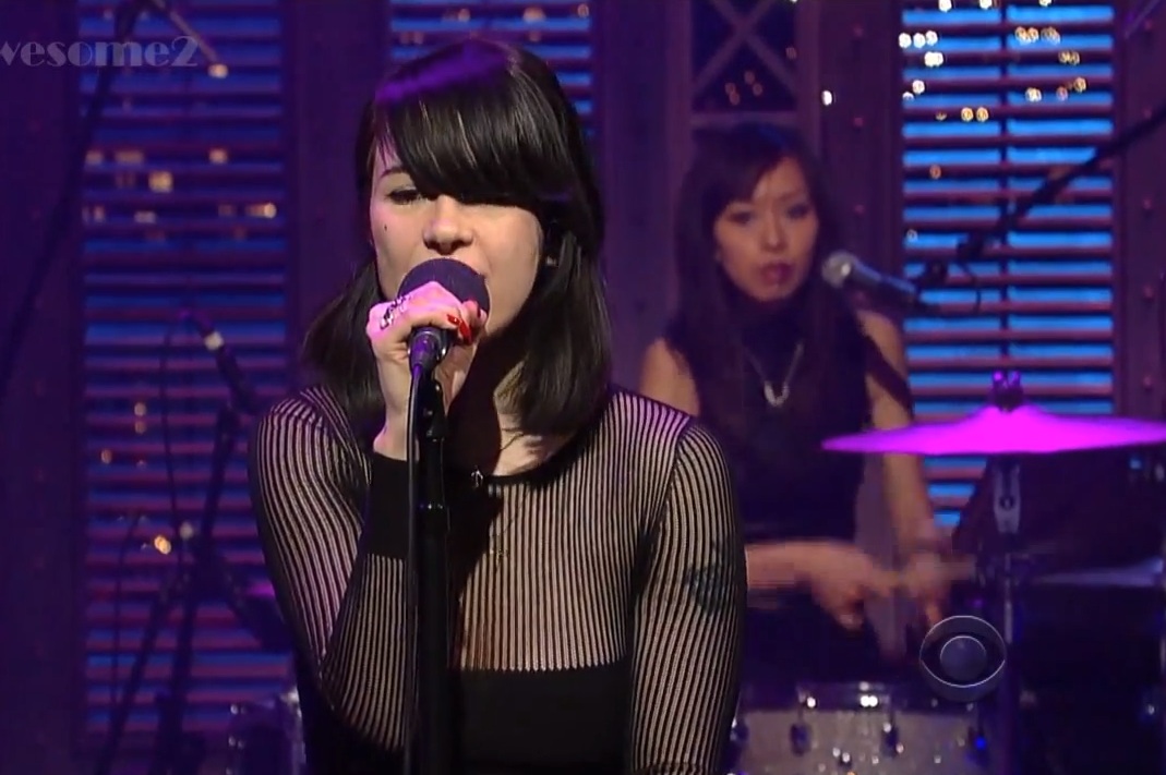 Dum Dum Girls on Letterman