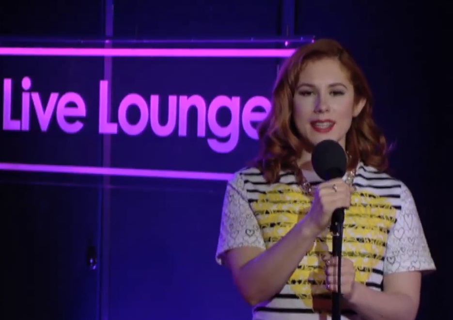 Katy B in BBC Live Lounge