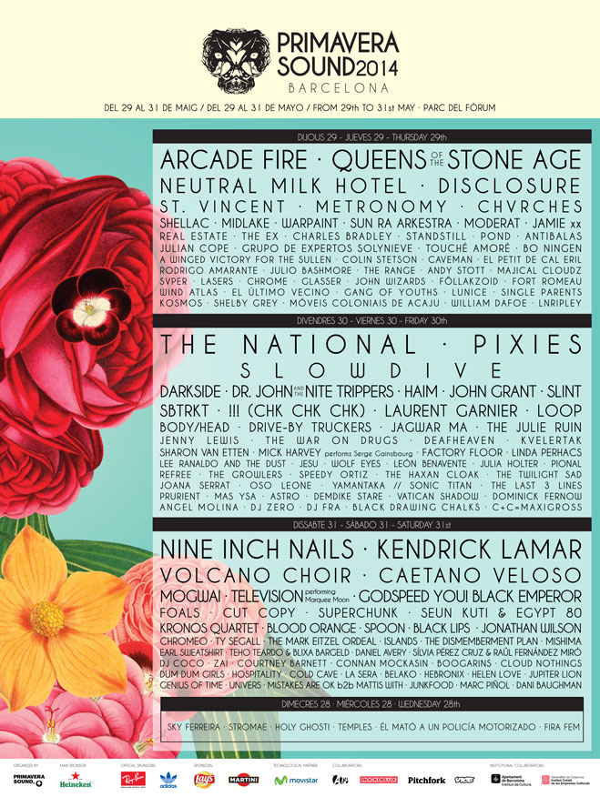 Primavera Lineup