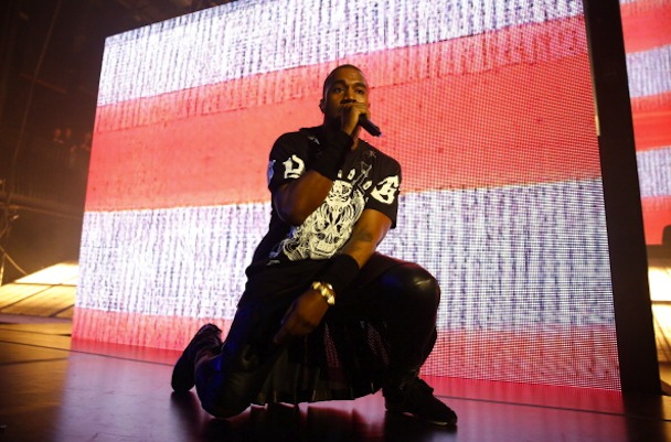 Kanye West at SXSW, by Rick Kern, via Getty