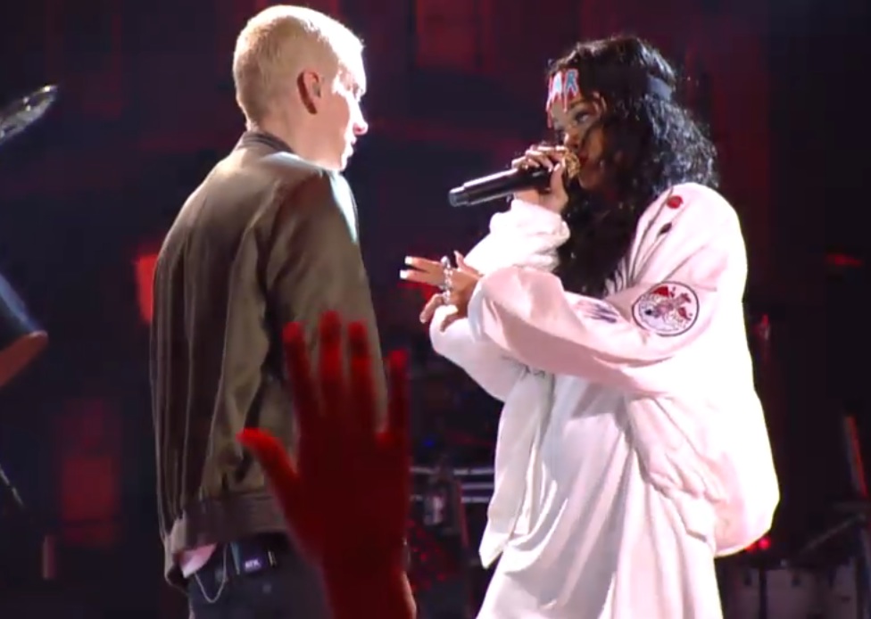 Eminem and Rihanna at MTV Movie Awards