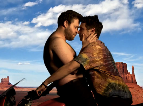 James Franco and Seth Rogen - "Bound 3" video