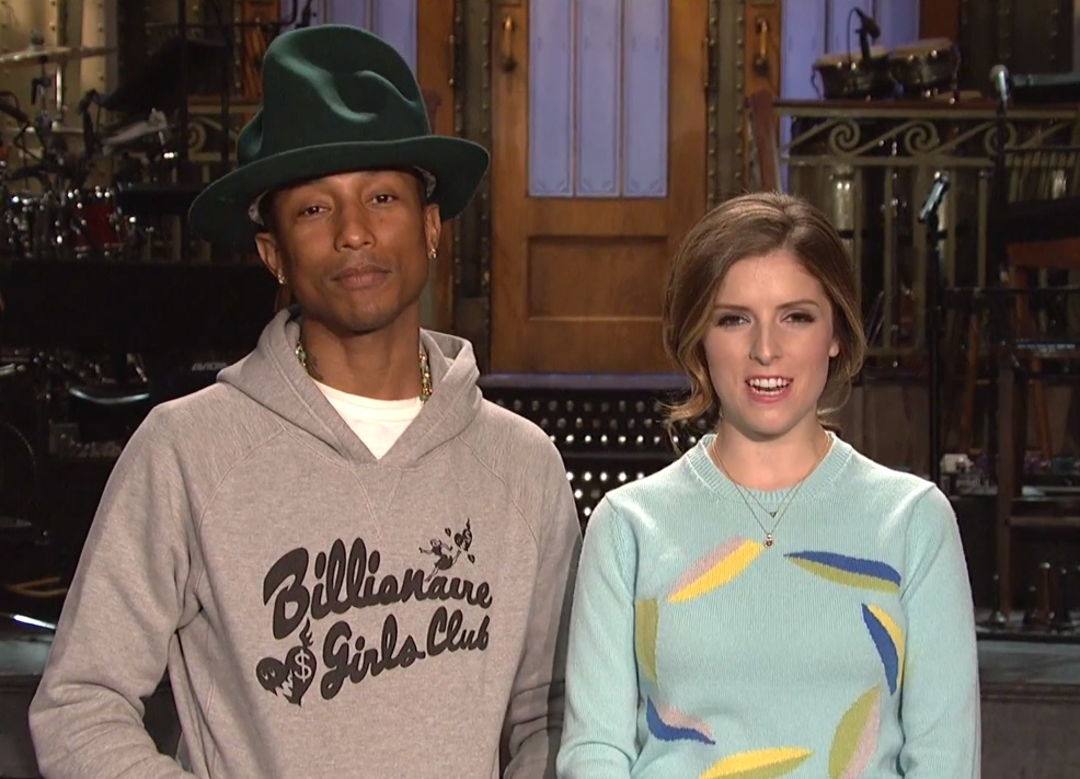 Pharrell SNL promos