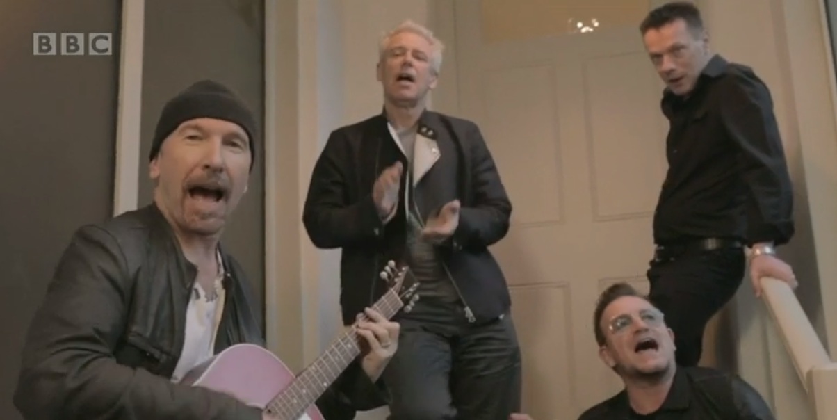 U2 on the Alarm special