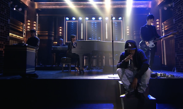 Watch The Amazing Spider-Man 2 Crew (Kendrick Lamar, Johnny Marr, AraabMuzik, Hans Zimmer, Alicia Keys) Play The Tonight Show